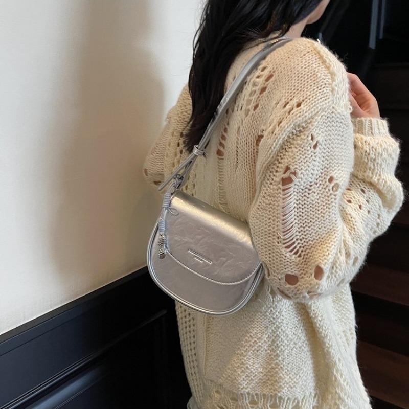 Saddle Bag Women's Messenger Bag Bag New Trendy Girl Summer Simple Fashion Shoulder Bag Women