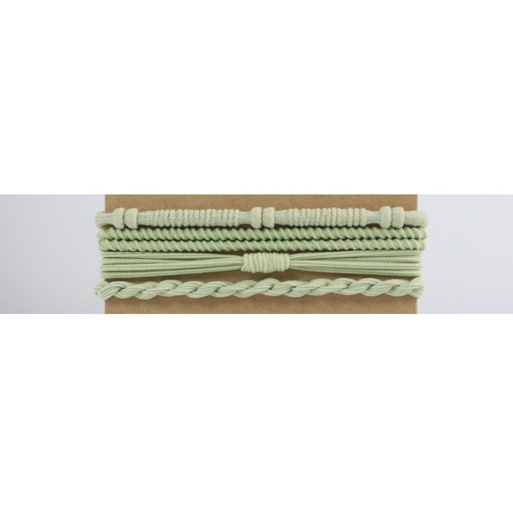 4pcs/set Retro Bohemia Hair Tie For Women Bracelet Scrunchies Elastic Hair Rubber Bands Girls Horsetail Head Rope Gum Accessoire