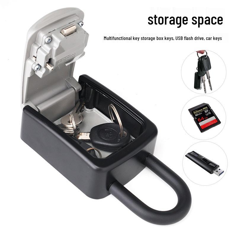 Cross-Border Wall-Mounted Metal Key Box for Hotels and Construction Sites