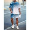 Men's Short Sleeve Shorts Two-Piece Set