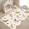 Kids' Playroom Rug Horse Patterned Area Rug Non Slip Mat for Children's Room Colorful Cartoon Design Easy To Clean Home Decor