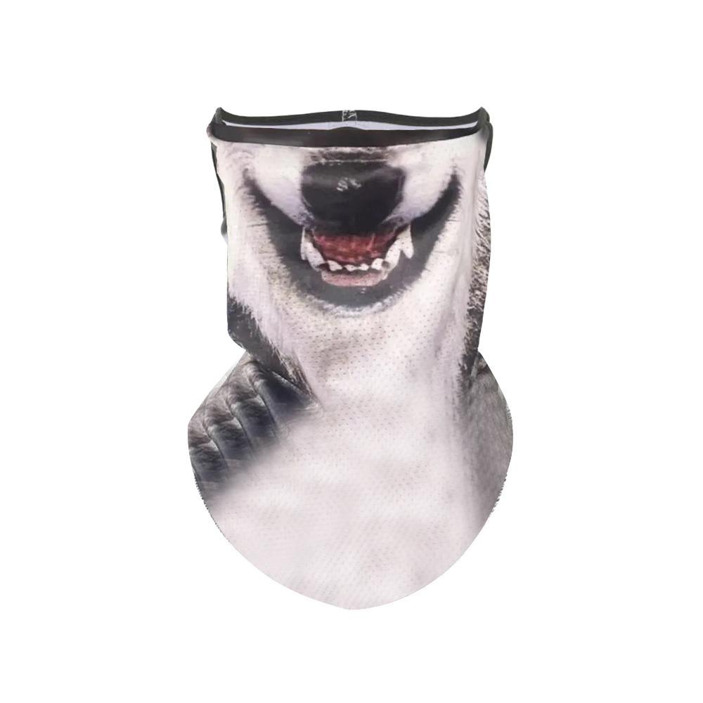 

Fashion 3D Pattern 3D Animal Balaclava Silk Texture Multi-Functional Face Mask Cover Breathable Breathable Bandana Outdoor