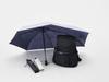 Waterfront Folding 55cm X 72cm LESS IS MORE Shut Extension Shape Memory Automatic Water Level 4 UV Umbrella, Black, (21.5") (28.7"), Series, "Quick