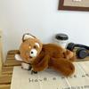 Plush Toy Raccoon Doll Crossbody Bag Plush Animal Shoulder Bag Creative Children School Bag  Gift
