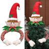 Christmas Elf Hugging Tree Decoration Xmas Forest Gnome Ornament for Holiday Party Decor