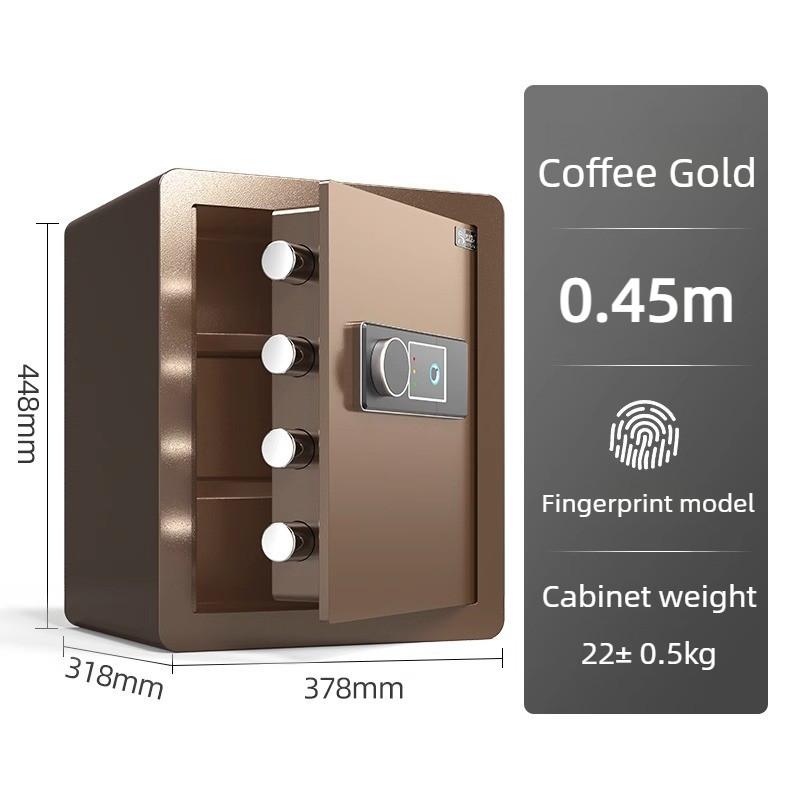 Electronic Security Safe Small Home All Steel Anti Theft Password Fingerprint Lock Storage Cabinet