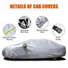 Car Cover Full Covers with Reflective Strip Dustproof UV Scratch-Resistant Sunscreen Protection for 4X4/SUV Business Car