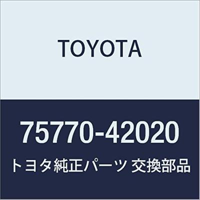 Genuine Toyota Hood Molding Part Number Assembly, Front, 75770-42020