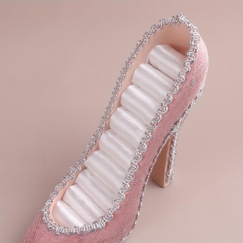 [Pink Display Stand] A Pink Display Stand for High Heels And Rings, Suitable for Showcasing Jewelry at a Counter, Jewelry Towers