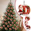 26 Letter Christmas Ornaments Set, 2D Hanging Decorations, 0.33 Thick