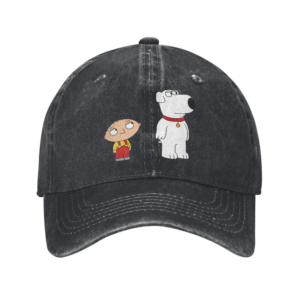 Familien Cartoon Peter Griffin Alles ist Möglich Baseballkappen Retro Used Gewaschene Sonnenschirmkappe Geschenkkappen