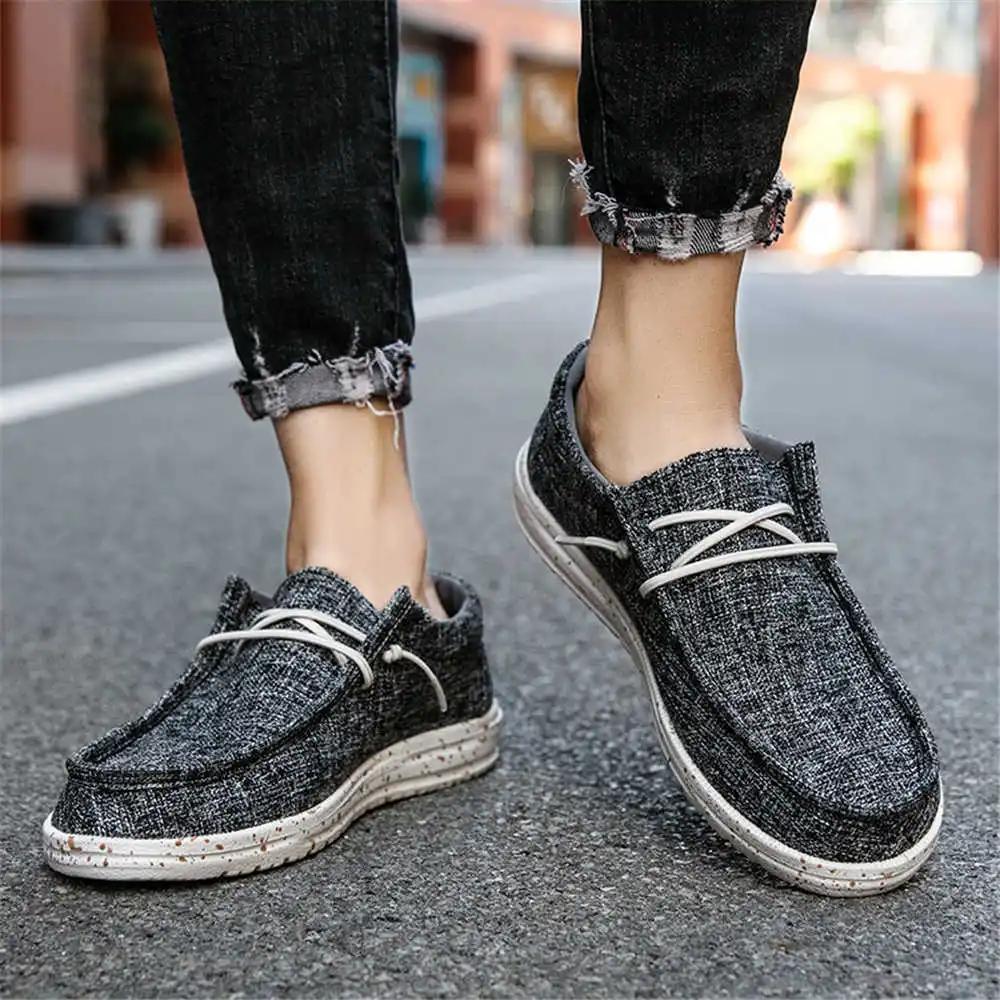 Round Foot Canvas Blue Men's Sneakers Running Outdoor 50 Men's Shoes Sports Wholesale To Resell Designers Brand Name