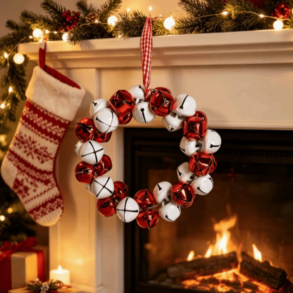 Artificial Design Christmas Bell Ornament Wall Hanging Style Christmas Garland  Xmas Tree