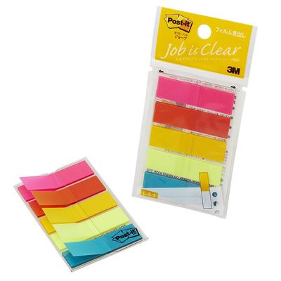 Film note lipicioase titlu 5 culori 44 x 12 mm 20 coli x 5 tampoane 688NEH Post-it [produs]