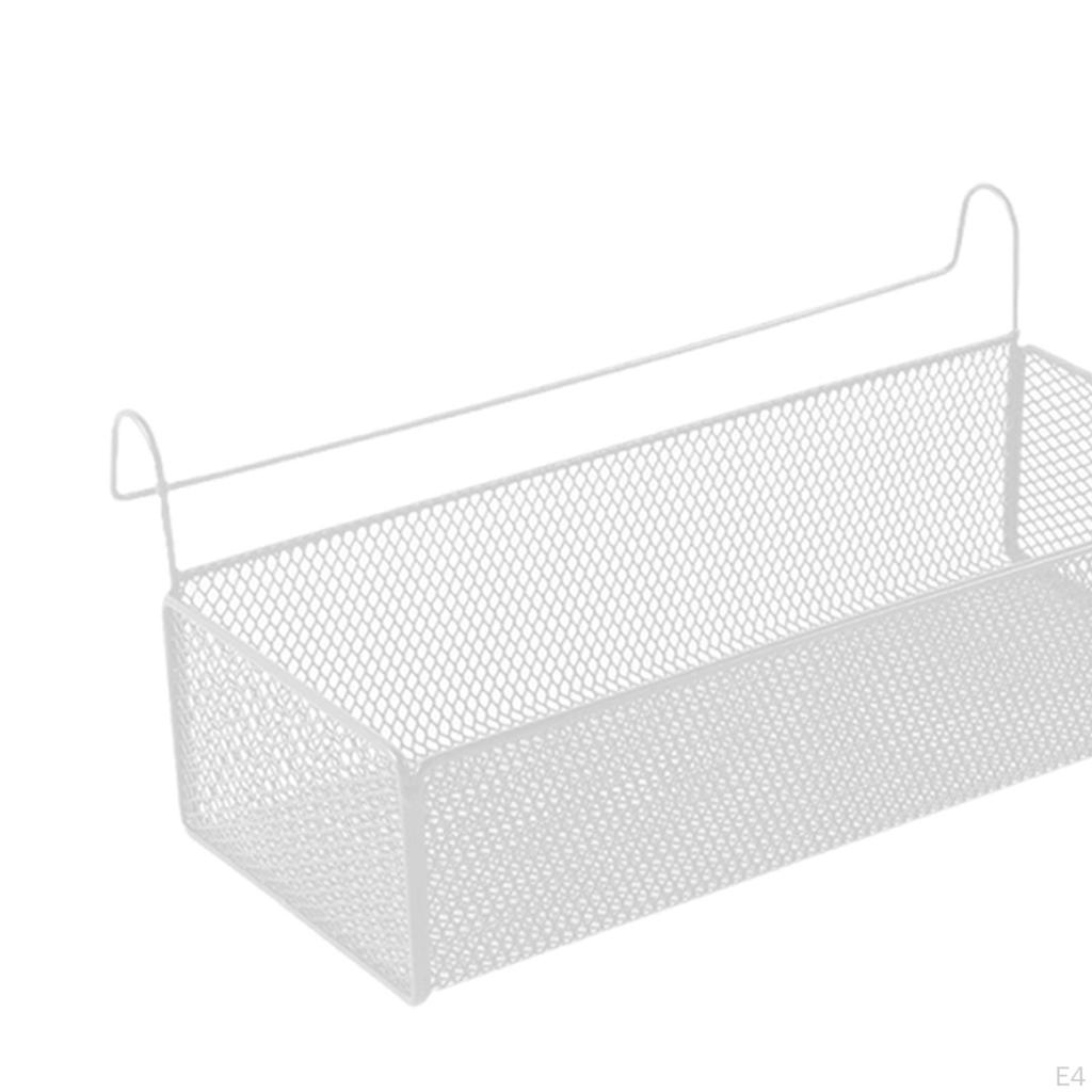 Bedroom Bedside Shelf, Bunk Bed, Iron Mesh Organizer, Heavy Duty Hanging Basket, Organizer