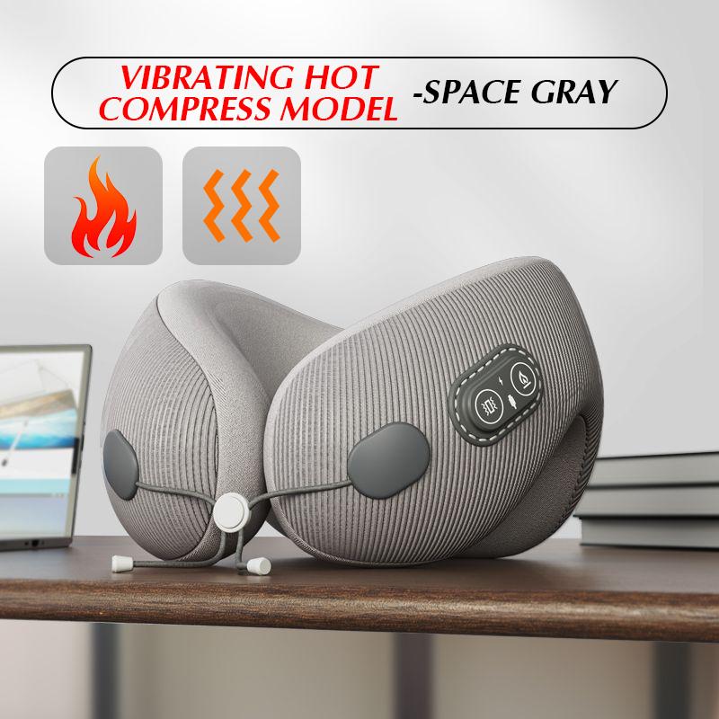 New Protable U-shaped Memory Foam Pillow for Neck Protection Cervical Support Nap Pillow Ergonomic Massage Travel Pillows Adult