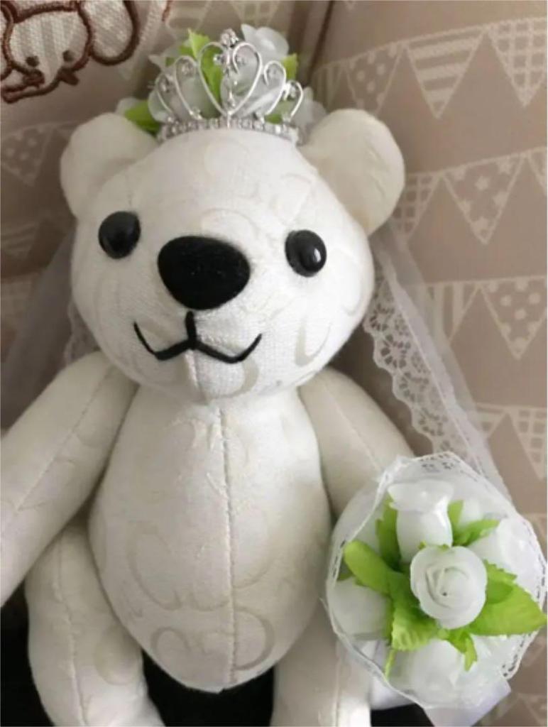[USED] 4℃ Wedding Teddy Bear