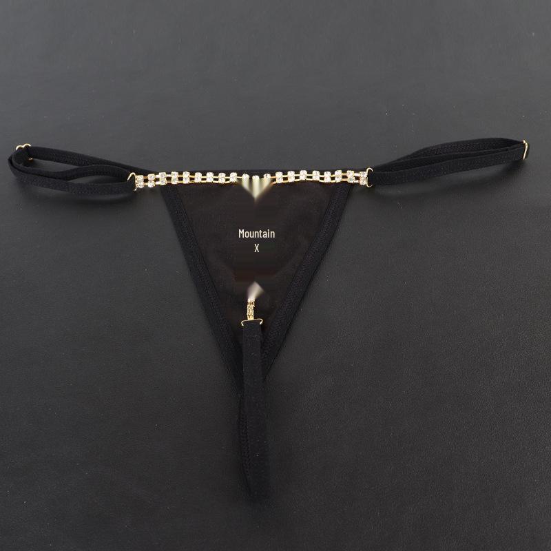 Trendy Rhinestone Letter Bra Chain: European & American Style Lingerie Accessory