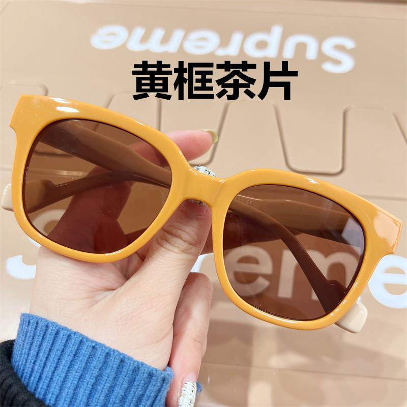 New sunglasses for women ins can be matched with myopia sunglasses to prevent ultraviolet rays, big face and thin man
