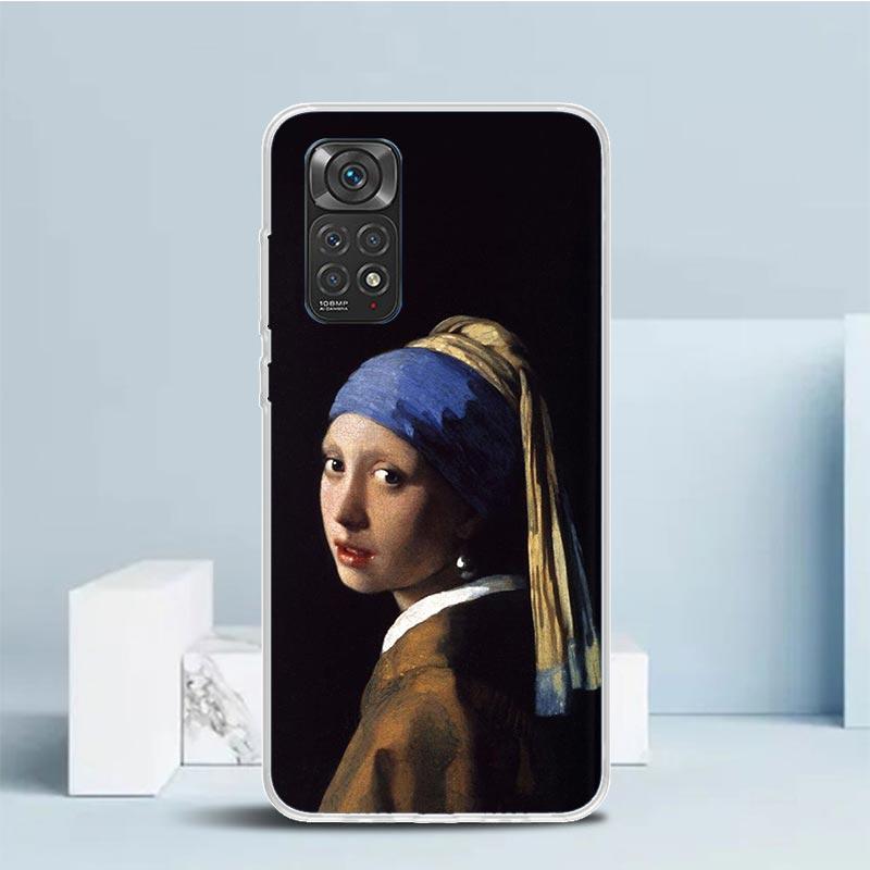 Paint Art Renaissance Phone Case For Xiaomi Redmi Note 15 14 14S 13 12S 12 Pro Plus 11S 11 11T 11E 10S 10 + Soft TPU Back Cover