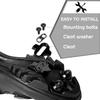 Mountain Bike SPD Cleats Set Multi-Release for Road Bicycle Cycling Accessories Pedal Clips with Mounting Bolts MTB Compatible