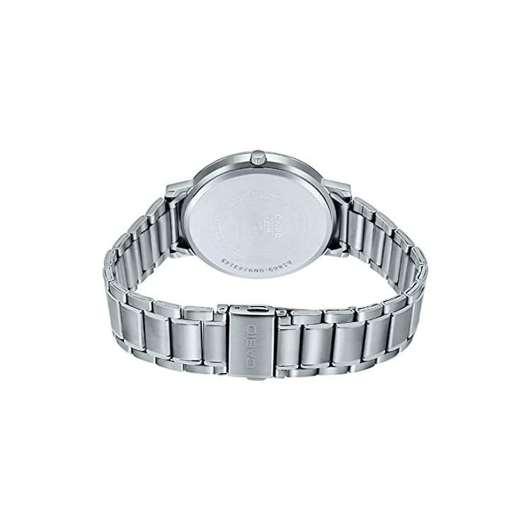 Casio Standard Series Pointer Display Casual Calendar Watch Quartz Movement Stainless Steel Strap Men Watches Black MTP-B100D-1EV