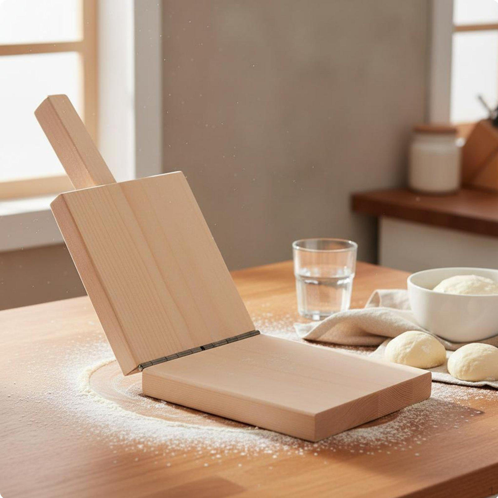 Baozi Dumpling Press MultiFunctional Wrapper Wooden for Home Cooks,