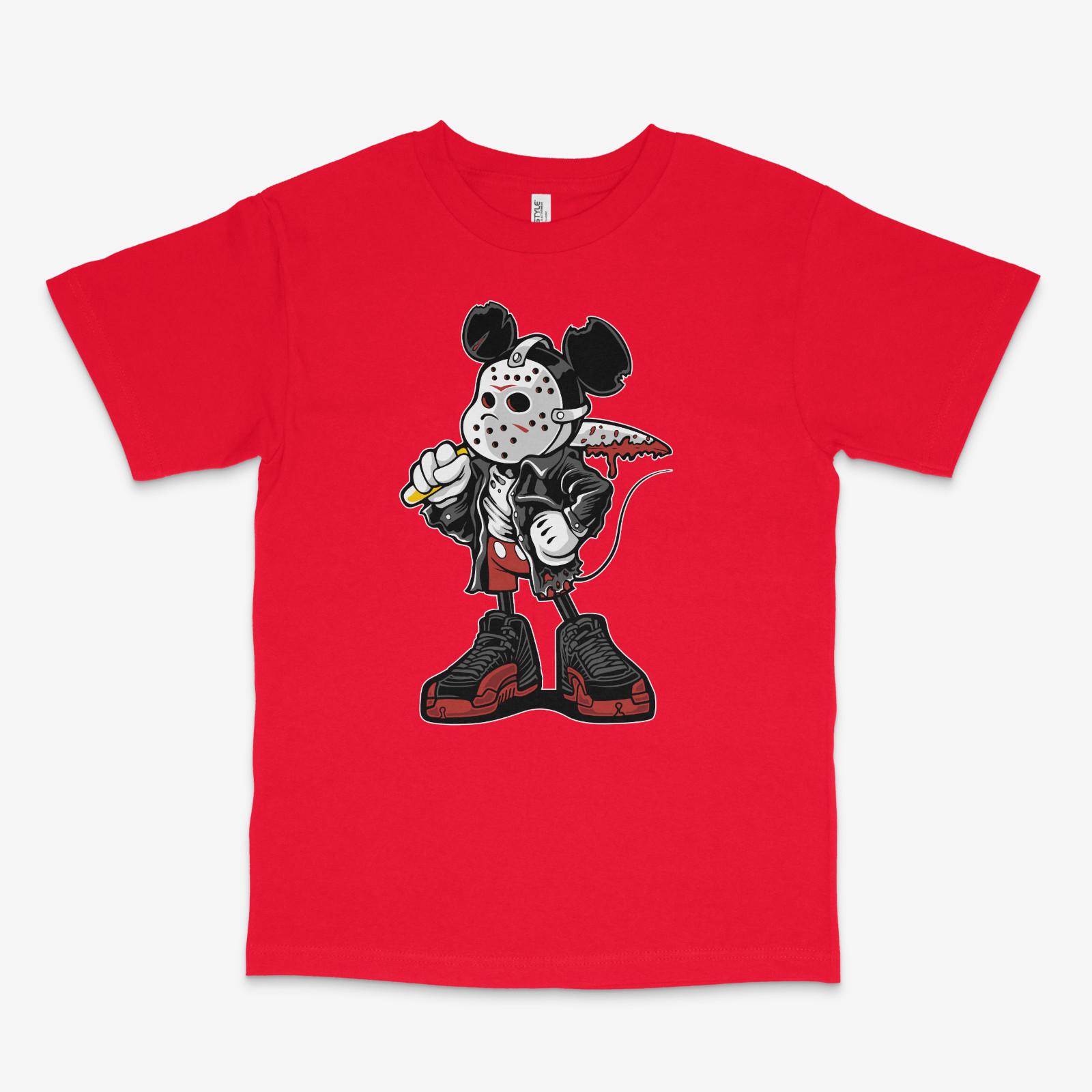 Mickey Jason Flu Game 12 s Red Tee S разноцветный