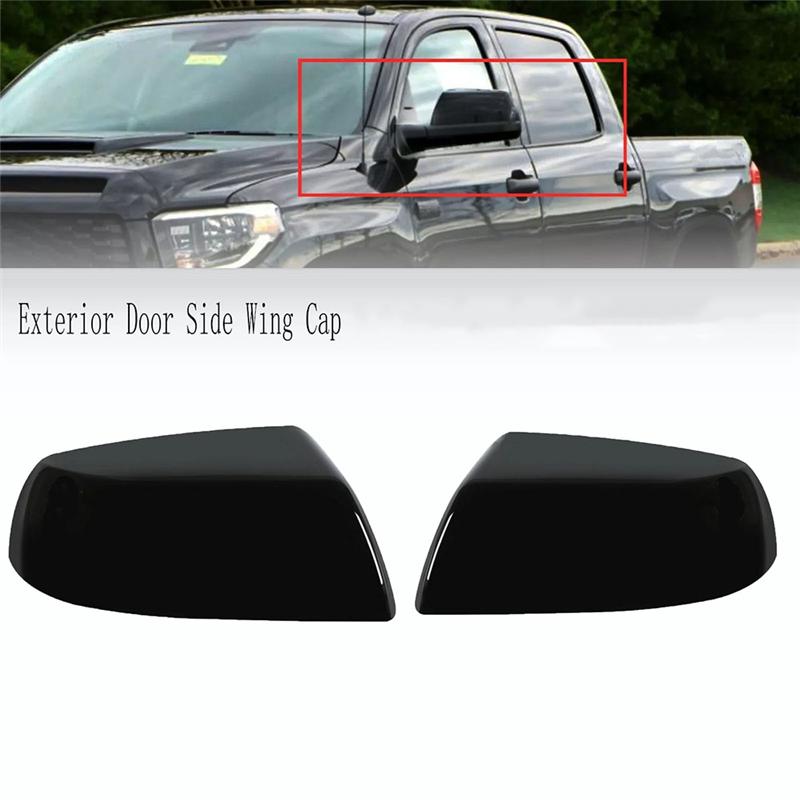 For Toyota Sequoia 2007-2020 Car Exterior Door Rear View Case Trim Side Mirror Cover Wing Cap Rearview