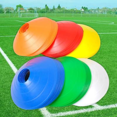 10PCS Agility Disc Cones - Soccer Training Cones w/Non-Slip Base, Multi-Sport Field Markers for Football/Basketball/Kids