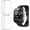 Compatible for uaue Smart Watch Case, Lamshaw Soft Slim TPU All Around Protective Shell Anti-Scratch Bumper Cover Case Compatible for uaue T60,