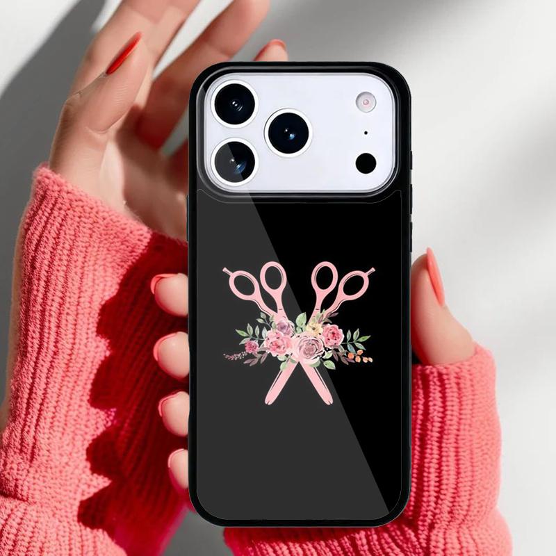 Hair Stylist Hairdresser soft Phone Case for iPhone 17 16 15 14 13 Pro Max Back Cover for 12 11 Pro Coque