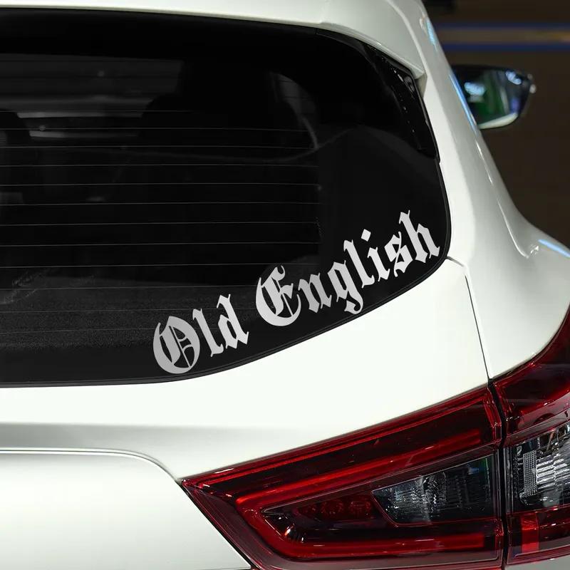 Stickers Car Windshield Personalized Text Font Vinyl Decor Decal Creative Window DIY Decaration Truck Auto Accessories