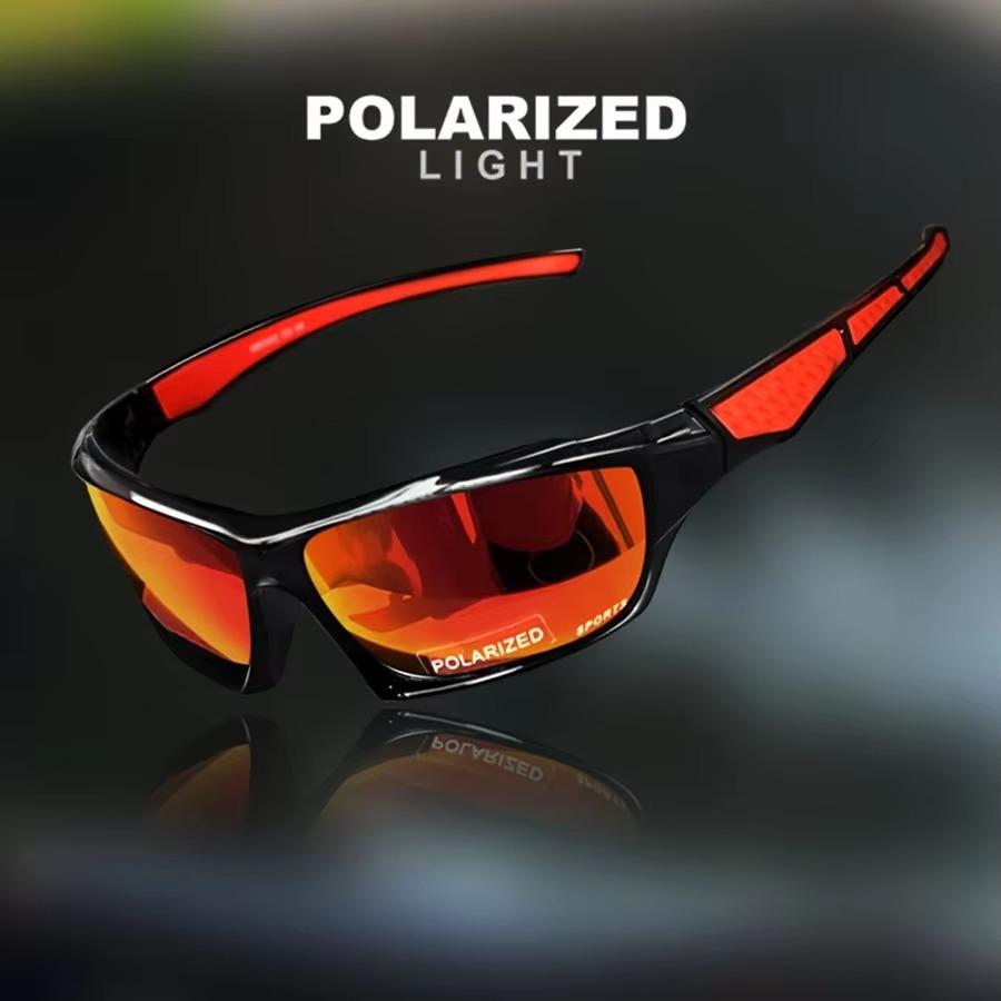 Lunettes de soleil polarisées haute définition pour hommes femmes sport de plein air pêche lunettes de soleil protection UV400 lunettes de conduite
