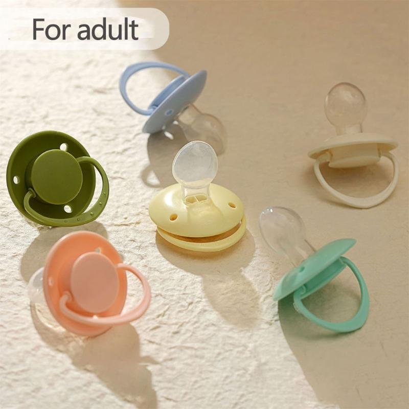 Adult Pacifier for Stress Relief Food-grade Silicone Simulation Nipple Find Peace and Relaxation Realistic Soother Toy