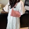 Summer New Popular Fashion Shoulder Armpit Bag Versatile Solid Color Gentle Handbag