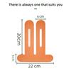 Eight Pieces of Assorted Color Elastic Muscle Tape Designed for Knee Support, Pre-Cut for Convenience Activities Running Cycling Hiking