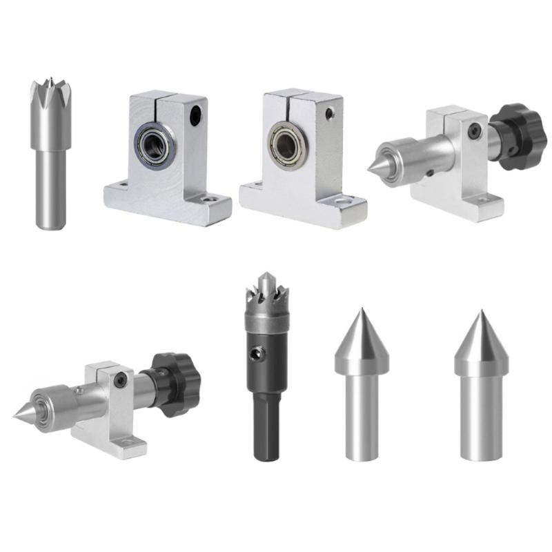 Durable Lathe Tailstock Plum Blossom Center for Processing Lathe Shaft Parts Live Center Woodworking Easy to Install