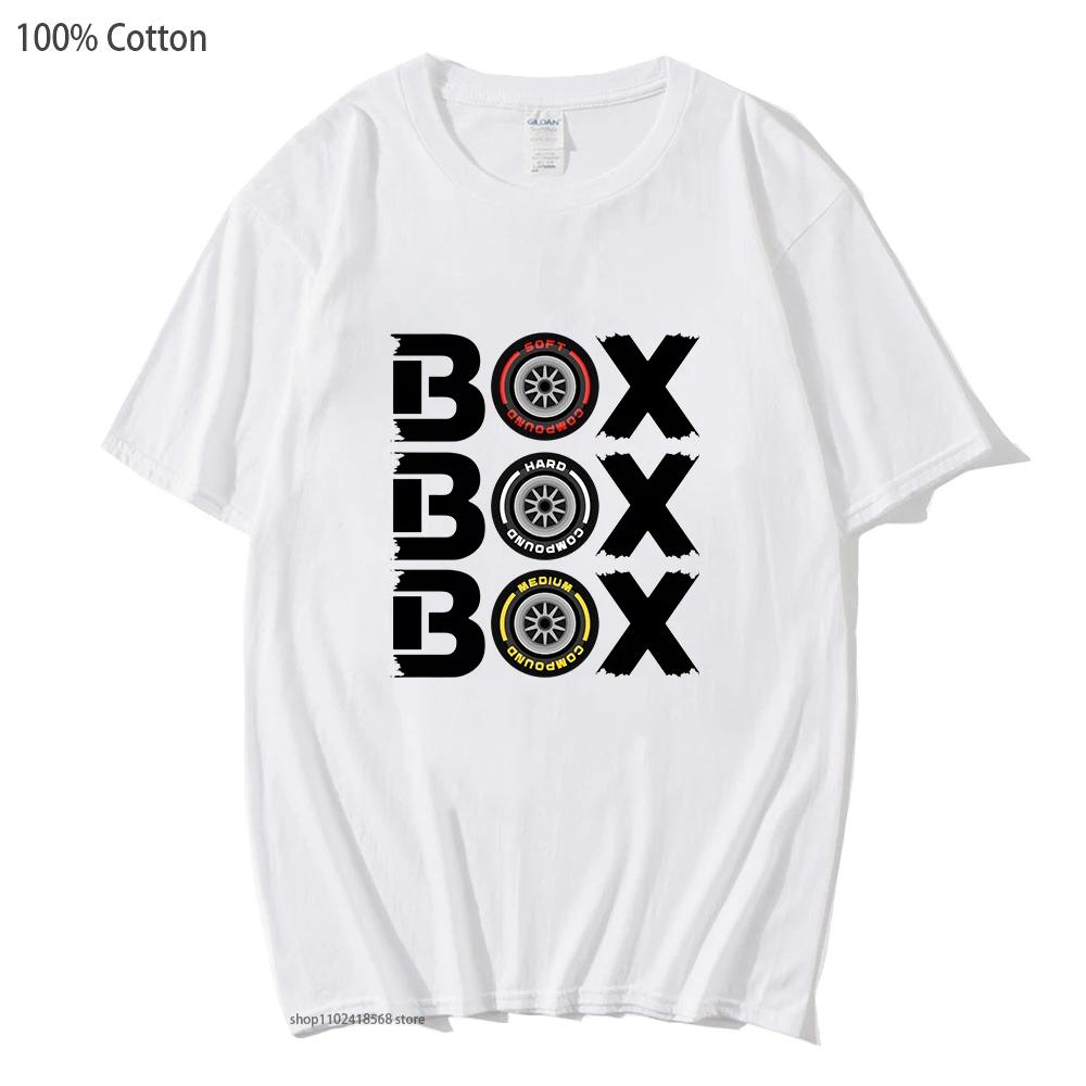 Box Box Box T-Shirts for Women Tyre Compound V2 Tshirt Women's Short Sleeve Top Clothes Funny Games Women Clothing