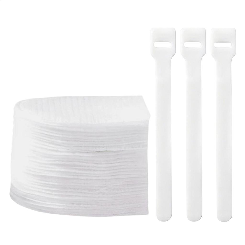 30Pcs Universal Faucet Filter Cotton Bag Anti-splash Thickened Faucet Filter with T-strap Tap Water Filter Bag