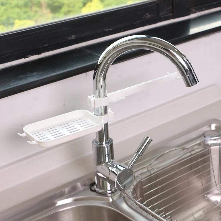 Faucet Drain Rack Sink Organizer Sink Sponge Rag Drain Rack Kitchen Accessories  Shelf  Gadgets for Home Organizadores