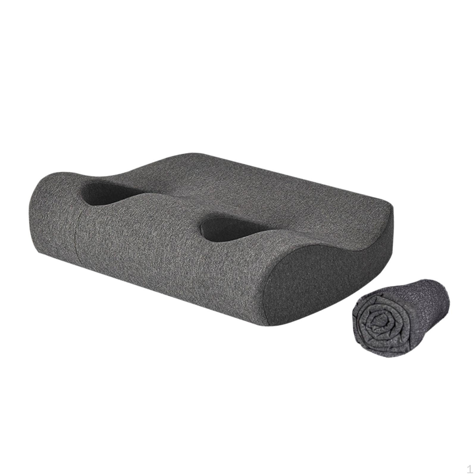 

Ear Piercing Cushion with Pillowcase, Lightweight, Made of Breathable Memory Foam, Protection темно-сірий