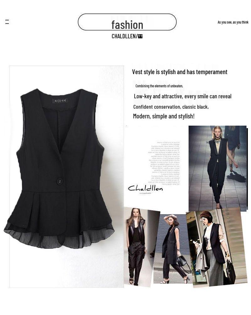 2025 Women's Sleeveless Slim Fit Korean Style Vest – Lightweight, Versatile Tank Top for All Seasons