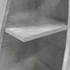Corner Cabinet Concrete Grey 32x32x140 cm Wood Based Material