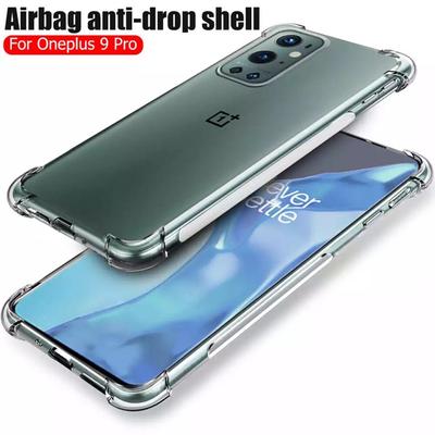 Airbag-stoßfeste Handyhülle für OnePlus 7 8 9 Pro 9 R 6T 7T 8T Hüllen Ultradünne weiche Silikon-Rückseite für One Plus Nord N10 N100 N200 Shell
