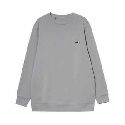 Rundhals-Sweatshirt Einfarbig Logo Rundhals Langarm Herren Sweatshirt Khaki IN6484