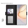 For ZTE nubia Focus Case Stand PU Leather Phone Cover Card Holder Mirror