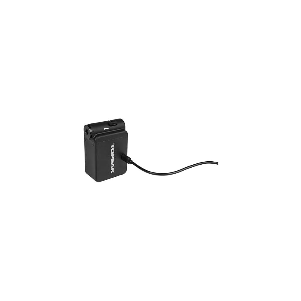 Topeak E-Booster Digital Electric Pump with Digital Gauge for Bicycle Tires, Black