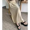 Summer Women Fashion Colorful Long Skirts Girls Versatile Comfortable Elastic Dress Concise Leisure Vacation Skirt