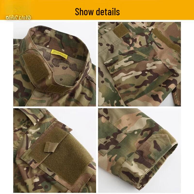 Men's Long Sleeve Camouflage Tactical Uniform Set